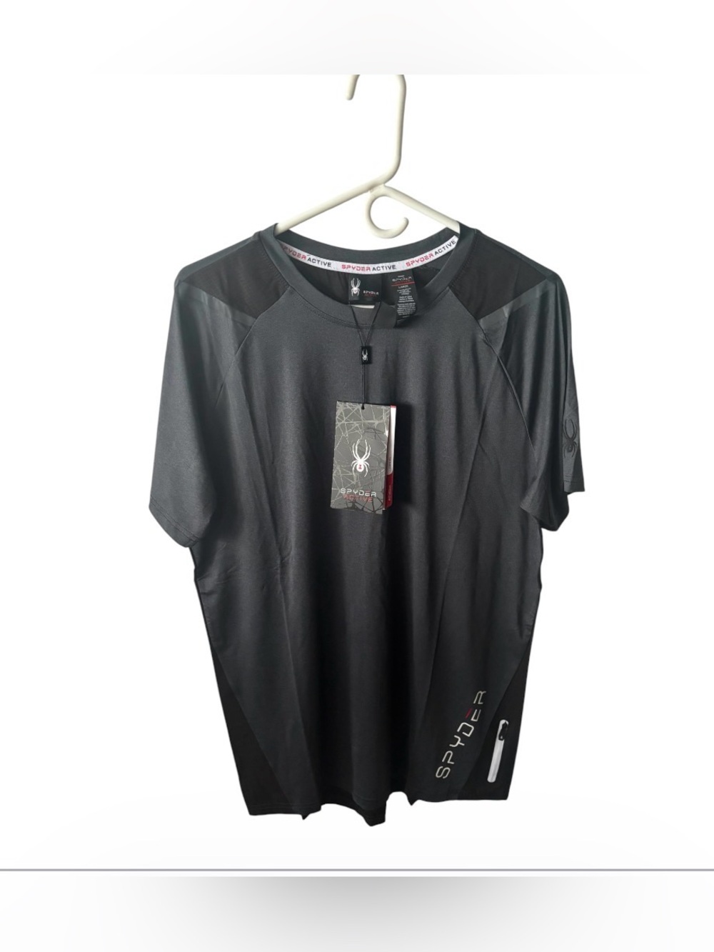 Spyder Active Men’s Black Performance Short Sleeve Tee